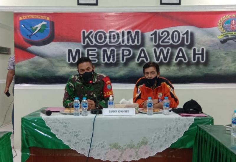 Komandan Kodim 1201/Mph Jalin Silahturahmi dengan Pengurus FORKI Mempawah