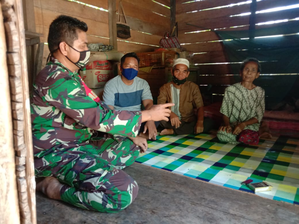 Dandim 1201 Apresiasi Babinsa Serimbu Anjangsana ke Rumah Warga Lansia