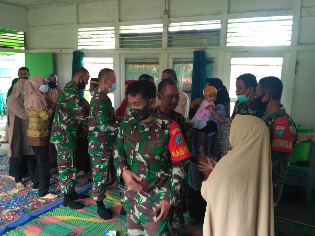 Pelepasan Purnatugas Anggota Koramil Mempawah Hilir Secara Sederhana