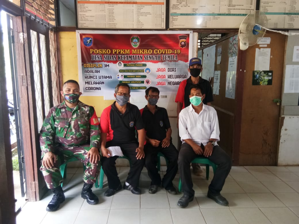 Setiap Hari, Babinsa Sengah Temila Edukasi Warga agar Terapkan Prokes