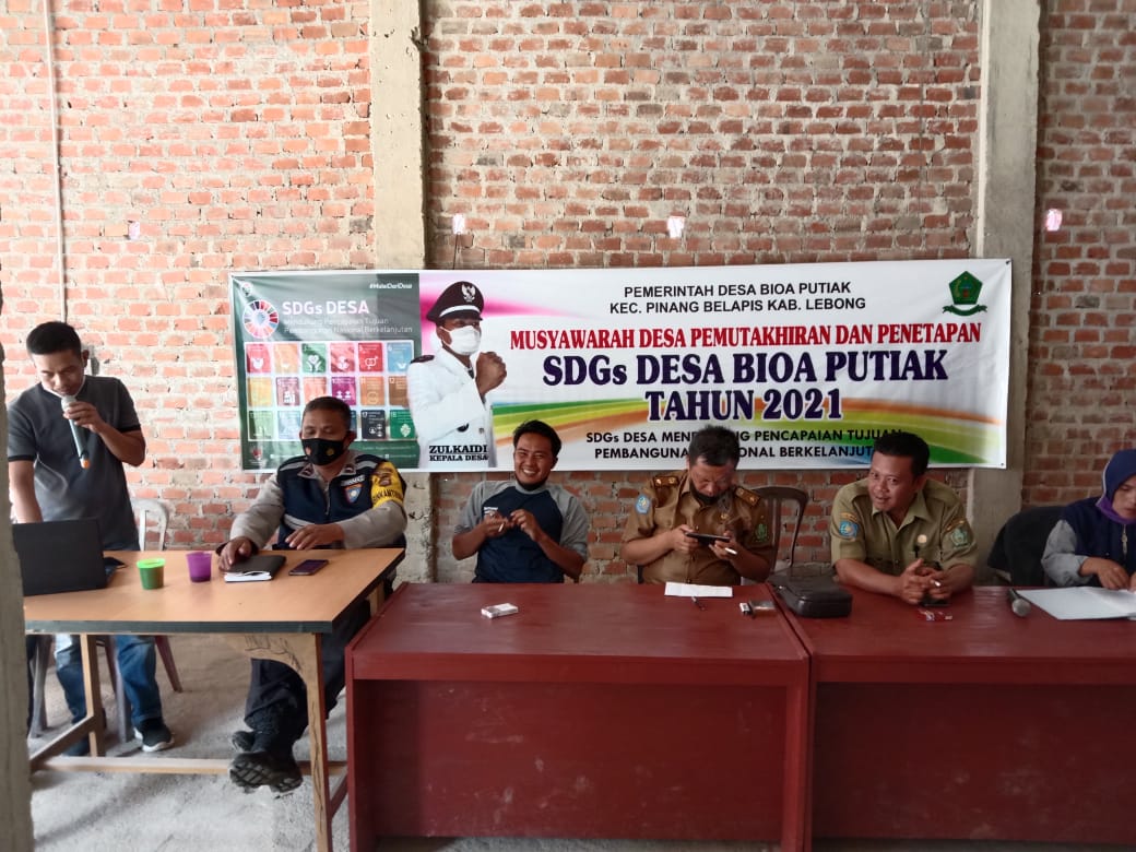 Sukses Desa Bioa Putiak Gelar Musdes SGDs 