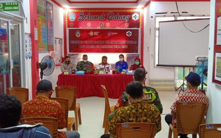 Koramil 12/Air Besar Ikuti Pelatihan Tracer di Puskesmas Kuala Bahe