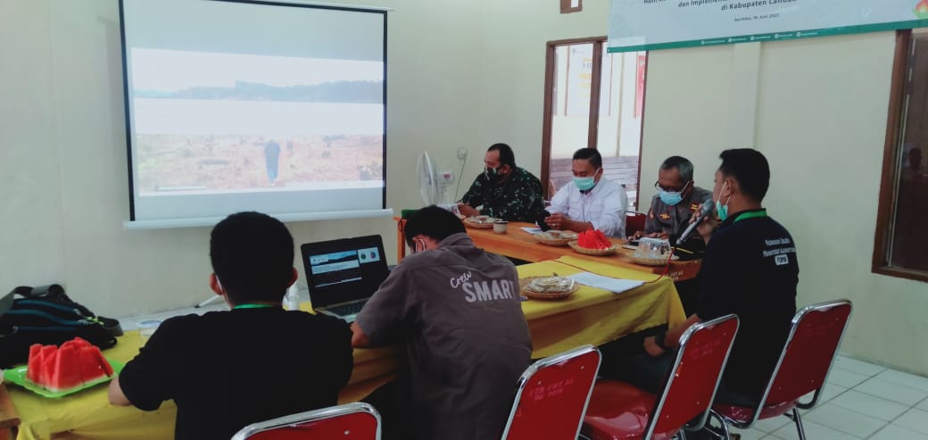 Danramil Air Besar Hadiri Rakor Penanganan Ladang Berpindah
