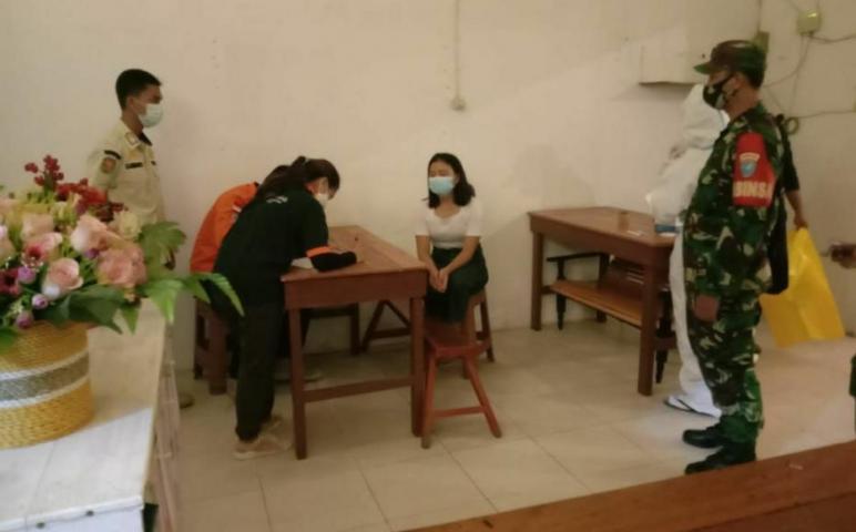 Masih Suasana Lebaran, Koramil Ngabang Gencarkan Patroli Malam dan Himbauan Protokol Kesehatan(Prokes)covid-19
