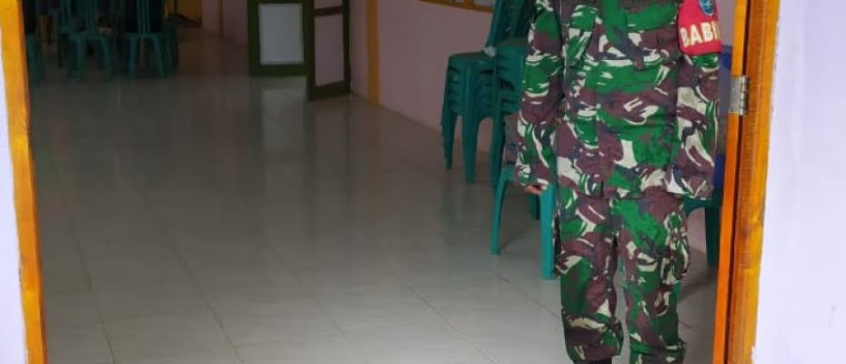 Koramil Menyuke Pantau Penerapan Prokes di GKSI Darit
