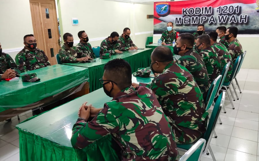 Kasdim 1201/Mph, Memberi Pengarahan Peran Penting Staf