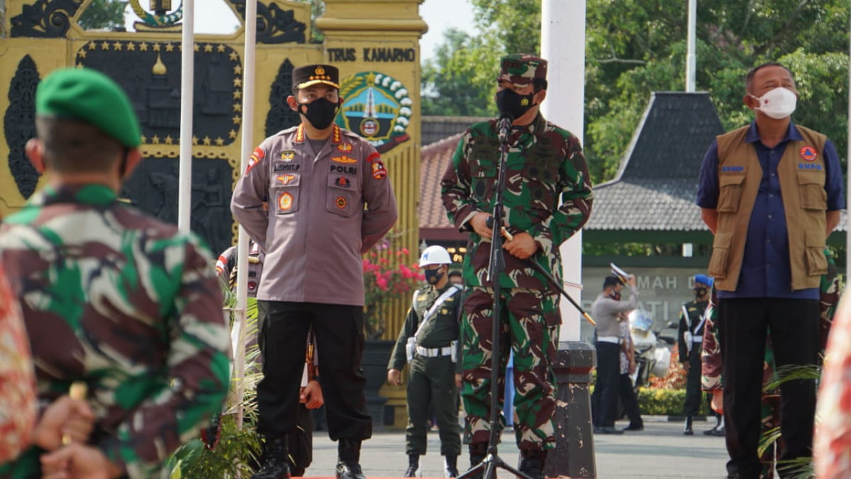 Panglima TNI dan Kapolri Ingatkan Forkompimda Blora Waspadai Lonjakan Kasus Covid-19