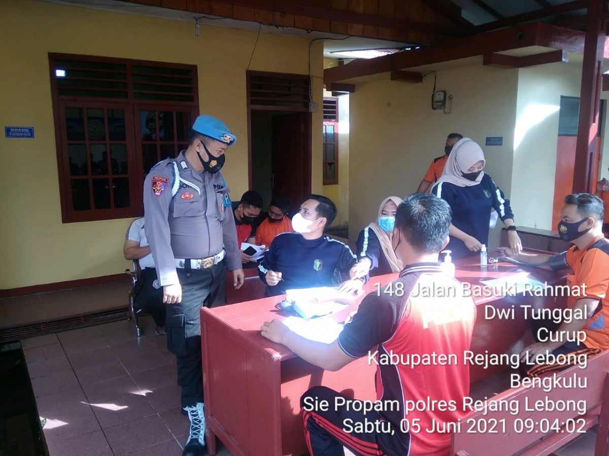 Polres Rejang Lebong Gelar Kesamaptaan Jasmani Periode ke-1