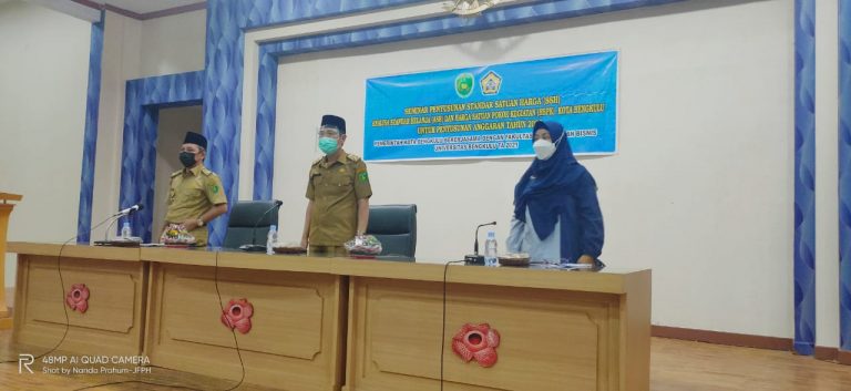 Pemkot Bengkulu Bersama UNIB Gelar Seminar penyusunan ASB, SSH dan HSPK