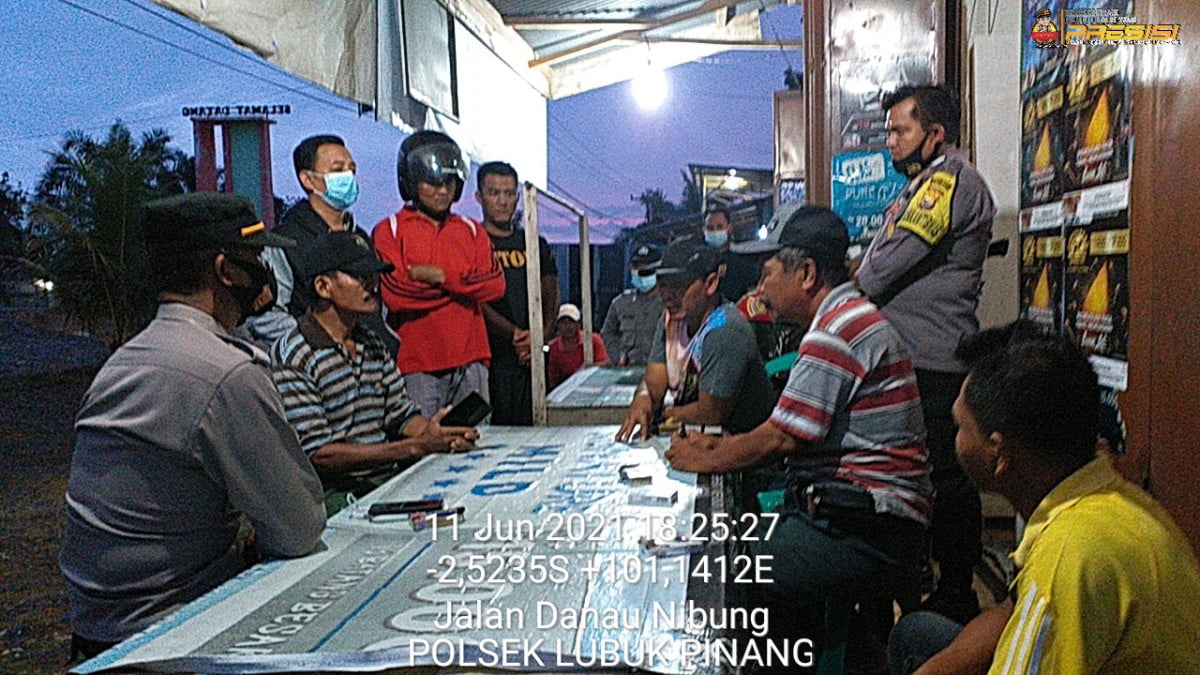 Polsek Lubuk Pinang Mediasi Sengketa Batas Kebun