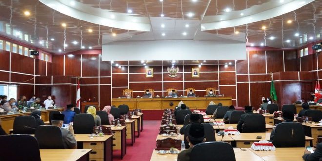 Seluruh Fraksi DPRD Kota Bengkulu Setujui Raperda Pertanggungjawaban pelaksanaan APBD 2020