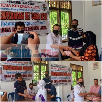 Desa Ketenong Jaya Salurkan BLTDD Tahap I