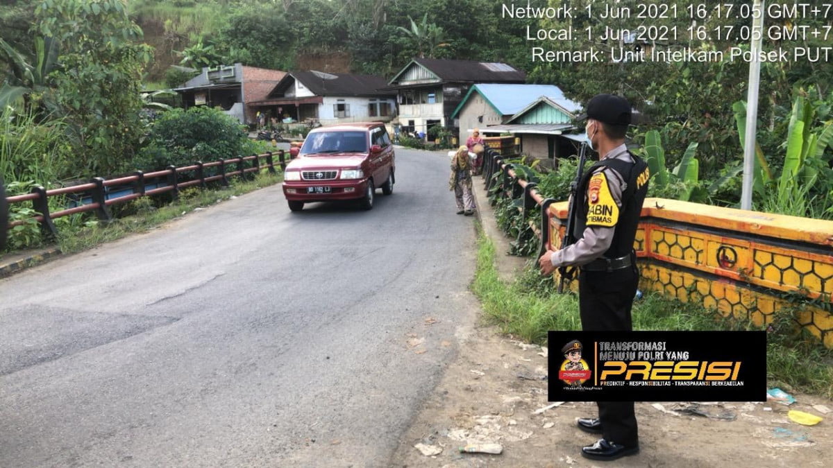 Cegah Kriminalitas 3C, Polsek PUT Tingkatkan Patroli di Jalan Lintas Curup-Lubuklinggau