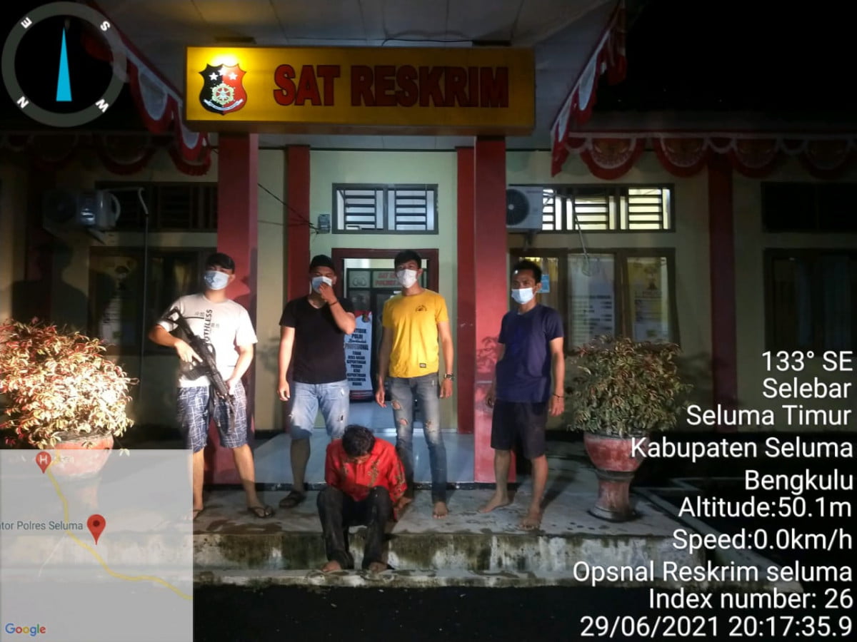 Tidur Dipondok, Pelaku Curanmor Diamankan Polres Seluma