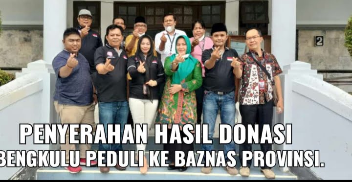 Donasi Malam Amal Bengkulu Peduli Disalurkan Melalui Baznas