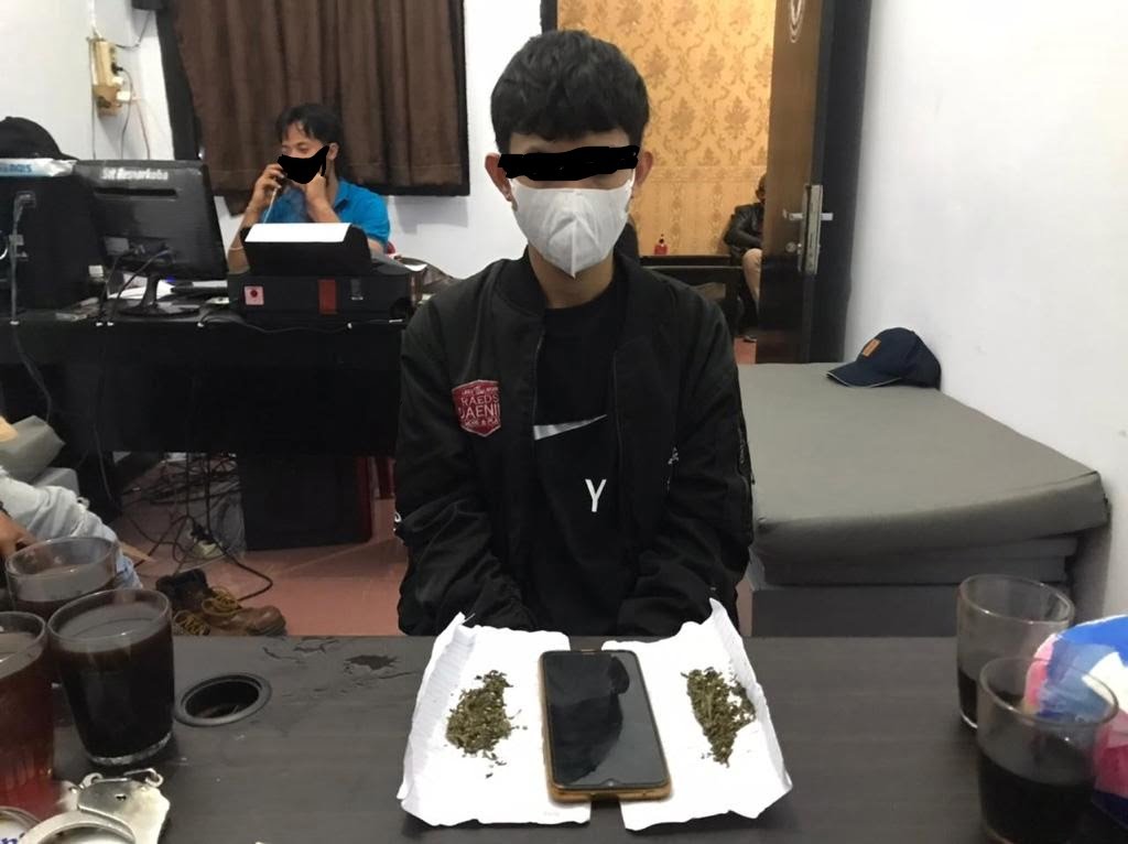 Bawa Ganja, Oknum Mahasiswa Diamankan Polres Rejang Lebong