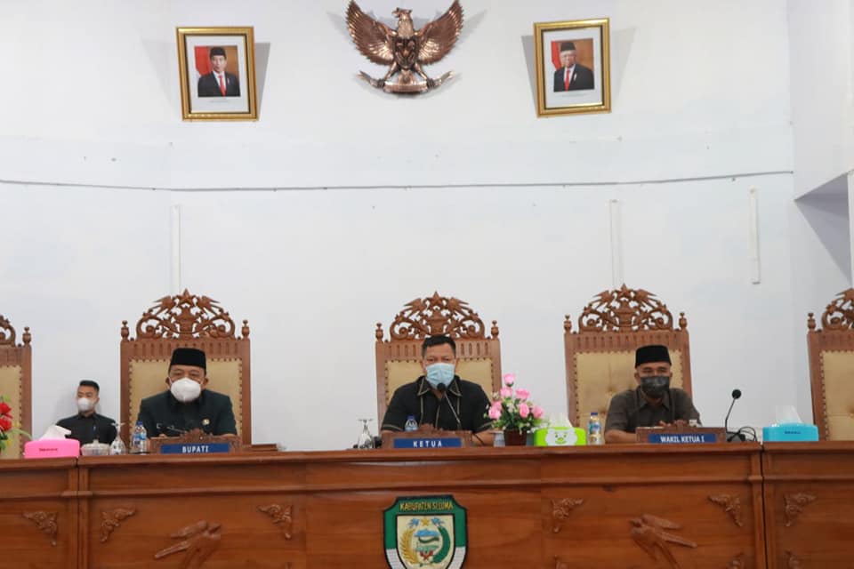 Rapat Paripurna DPRD Seluma, Agenda Nota Pengantar Bupati Terhadap APBD Perubahan TA 2021