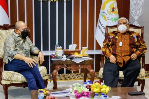 Temui Ketua DPD RI, Gubernur Sultra Dukung RUU Daerah Kepulauan