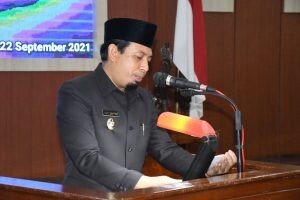 Rapat Paripurna Penyampaian Pengantar Nota Keuangan Walikota Bengkulu Terhadap Raperda Perubahan APBD TA 2021