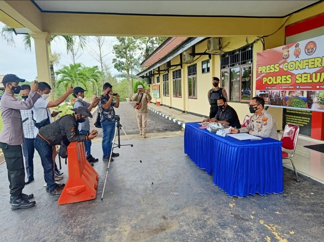 Penemuan Ladang Ganja, Polres Seluma Gelar Konferensi Pers