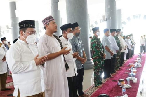Pemda Mukomuko Peringati Maulid Nabi Muhammad SAW di Masjid Agung Baitul Huda