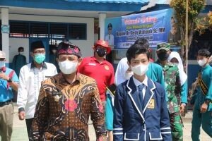 Pemkot Bengkulu Percepat Vaksinasi Pelajar dan Door To Door ke Rumah Warga