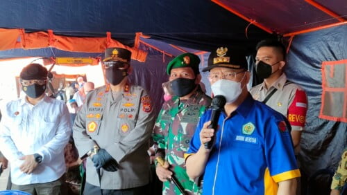 Gubernur Bengkulu bersama Forkopimda Tinjau Lokasi Vaksinasi di Pasar Panorama
