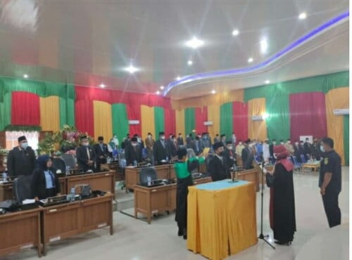 Rapat Paripurna PAW Anggota DPRD Mukomuko Masa Jabatan Tahun 2019-2024