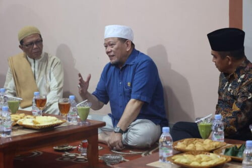 Kunjungi Ponpes Bantargedang Tasikmalaya, LaNyalla Didoakan Jadi Presiden