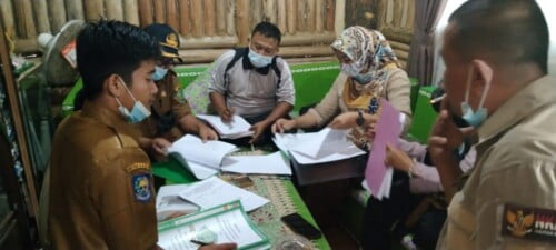 Desa Gandung Baru Realisasi DD Bidang Infrastruktur Masuk Tahap Penyelesaian