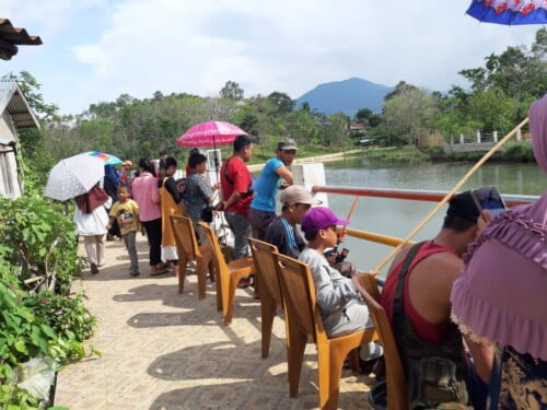 Rayakan HUT ke 13, Pemdes Sukau Datang I Gelar lomba Memancing