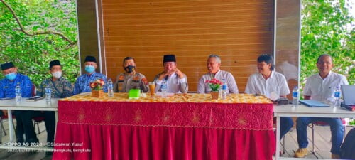 Wagub DR H Rosjhonsyah Hadiri Rapat Pertama Pokdarkamtibmas Bengkulu