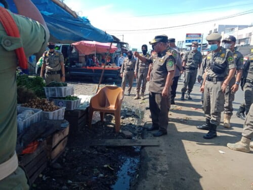 Operasi Gabungan Penertiban Pedagang Panorama, Fungsikan Kembali Lahan Parkir