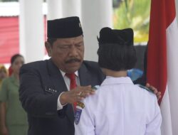 Bupati Bengkulu Utara Kukuhkan Paskibraka Tahun 2023