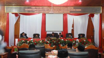 DPRD Bengkulu Selatan Gelar Rapat Paripurna Istimewa HUT RI ke 78