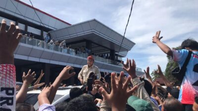 Ribuan Masyarakat Bengkulu Padati Balai Buntar Sambut Capres Nomor Urut 2