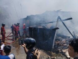 6 Bedengan di Jalan Batang Hari Hangus Terbakar