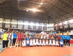 Polda Bengkulu Bersama Pemprov Gelar Liga Bola Voli Antar Club