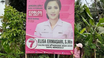 Elisa Ermasari Ajak Masyarakat Bengkulu Sukseska  Pemilu 14 Februari
