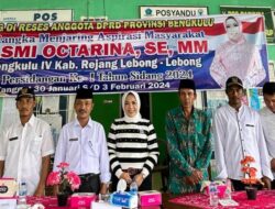 Meski Hujan Deras, Reses Zulasmi Octarina Berjalan Lancar