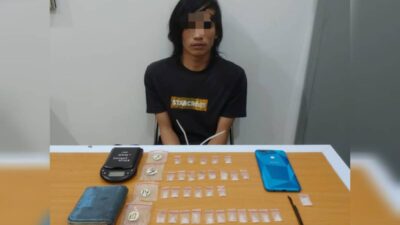 Putra Kedapatan Miliki 42 Paket Kecil Sabu