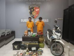 Dua Pencuri Spesialis Lokasi Proyek Diringkus Tim Jatanras