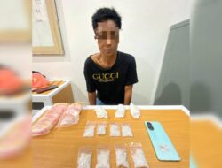 Kurir Asal OKI Ditangkap di Basel, Kedapatan Bawa Sabu 8 Paket Besar