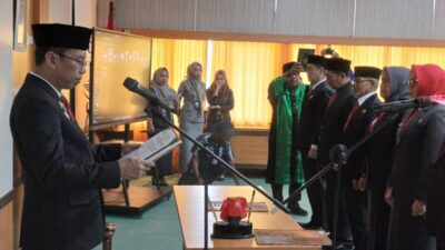 7 Eselon III Dilantik, Ini Pesan Gubernur Bengkulu