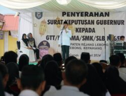 591 Guru Tidak Tetap dan PTT dari Tiga Kabupaten Terima SK Gubernur Bengkulu