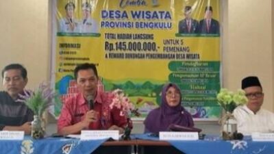 Dinas Pariwisata Provinsi Bengkulu Umumkan Hasil Seleksi Desa Wisata