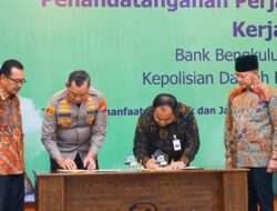Bank Bengkulu dan Polda MoU Jasa Layanan Perbankan