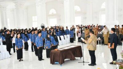 356 PPPK Dilantik, Ini Pesan Arif Gunadi