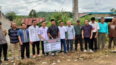 Anggaran Pembangunan Jalan Rabat Beton Desa Tebat Laut Capai Rp 180 Juta