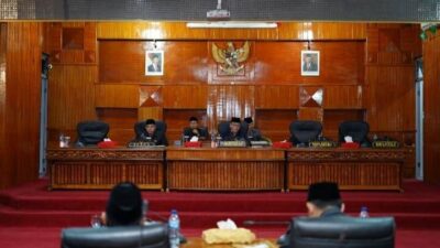Rapat Paripurna Penyampaian LKPJ Bupati Bengkulu Selatan